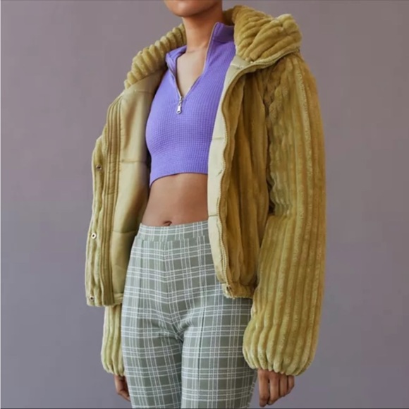 Urban Outfitters Waffle Knit Crop Top NWT Sz XL - Picture 2 of 10